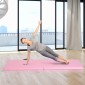 Πτυσσόμενο χαλάκι γυμναστικής με λαβές για Yoga, MMA, Fitness, Pilates, Συνθετικό κάλυμμα, 180 x 60 x 5 cm, Ροζ
