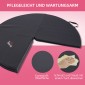 Pole Dance Mat πάχους 5cm Στρογγυλό Πλαστικό για Ασκήσεις Pole Dance Gymnastics Yoga Black