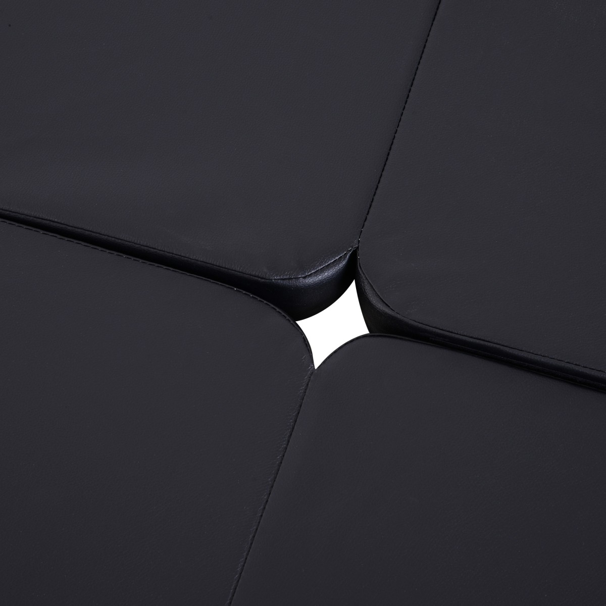 Pole Dance Mat πάχους 5cm Στρογγυλό Πλαστικό για Ασκήσεις Pole Dance Gymnastics Yoga Black
