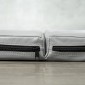Pole Dance Mat πάχους 5cm Στρογγυλό Πλαστικό για Ασκήσεις Pole Dance Γυμναστική Γιόγκα Ανοιχτό Γκρι
