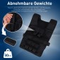 Γιλέκο βάρους 15 kg / 20 kg / 30 kg, ρυθμιζόμενο γιλέκο προπόνησης με αφαιρούμενα βάρη, γιλέκο τρεξίματος για γυναίκες και άνδρες για μυϊκή ανάπτυξη, προπόνηση δύναμης, τρέξιμο, φυσική κατάσταση, cross training
