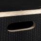 Plyo-Box/Sprungbox, στιβαρό, 40,5 x 35,5 x 30,5 cm, Schwarz, Griff 10x3,5 cm, bis 120 kg
