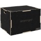 Plyo-Box/Sprungbox, στιβαρό, 61 x 51 x 41 cm, Schwarz, Griff 10x3,5 cm, bis 120 kg