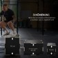 Plyo-Box/Sprungbox, στιβαρό, 76x61x51 cm, Schwarz, Griff 10x3,5 cm, bis 120 kg