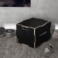 Plyo-Box/Sprungbox, στιβαρό, 76x61x51 cm, Schwarz, Griff 10x3,5 cm, bis 120 kg