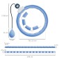 Έξυπνο Hula Hoop για ενήλικες με πάγκο 16 κόμβων (76-113 cm) γαλάζιο
