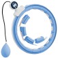 Έξυπνο Hula Hoop για ενήλικες με πάγκο 16 κόμβων (76-113 cm) γαλάζιο