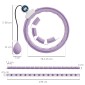 Έξυπνο Hula Hoop Ενηλίκων με μετρητή μπάλας 16 κόμβων (76-113 cm) Μωβ