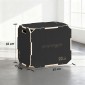 3-σε-1 plyo box, jump box με ανοίγματα λαβής, για γυμναστική στο σπίτι και υπαίθριες προπονήσεις, 3 ύψη άλματος, ξύλο, μαύρο