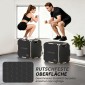 3-σε-1 plyo box, jump box με ανοίγματα λαβής, για γυμναστική στο σπίτι και υπαίθριες προπονήσεις, 3 ύψη άλματος, ξύλο, μαύρο