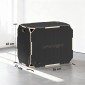 3-σε-1 plyo box, jump box με ανοίγματα λαβής, για γυμναστική στο σπίτι και υπαίθριες προπονήσεις, 3 ύψη άλματος, ξύλο, μαύρο