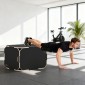 3-σε-1 plyo box, jump box με ανοίγματα λαβής, για γυμναστική στο σπίτι και υπαίθριες προπονήσεις, 3 ύψη άλματος, ξύλο, μαύρο