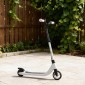 E-scooter, ηλεκτρικό kick scooter, αυτονομία 6 km, ηλικίας 6 ετών και άνω, ατσάλινο πλαίσιο, μαύρο+άσπρο, 76 x 53 x 95 cm