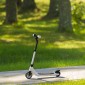 E-scooter, ηλεκτρικό kick scooter, αυτονομία 6 km, ηλικίας 6 ετών και άνω, ατσάλινο πλαίσιο, μαύρο+άσπρο, 76 x 53 x 95 cm