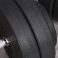 Σετ αλτήρες 8 x 5 κιλά, 4 x 1,5 πιάτα βάρους με πλαστικό κάλυμμα, φιλικό προς το πάτωμα, μαύρο