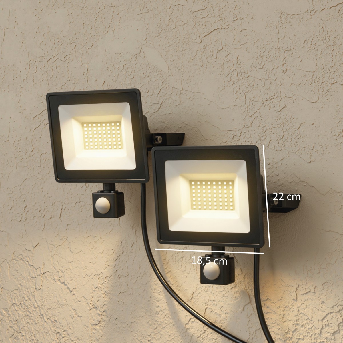 Φωτιστικό εργασίας 50W, ρυθμιζόμενο, 3 modes, αλουμίνιο, ευέλικτη χρήση, μαύρο