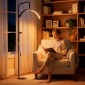 Φωτιστικό βλεφαρίδων LED Half Moon με βάση τηλεφώνου 350° Περιστρεφόμενο δαχτυλίδι ομορφιάς Ανοιχτό ζεστό φωτιστικό με ρυθμιζόμενο ύψος
