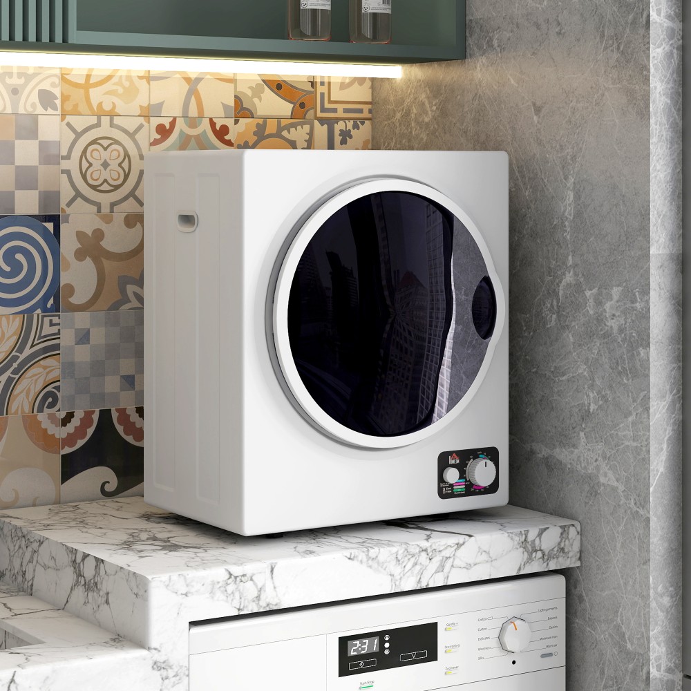 Μίνι στεγνωτήριο 4 κιλών με 4 προγράμματα, 2 επίπεδα θέρμανσης, αποστείρωση έως 65℃ 850W για ρούχα