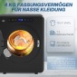Στεγνωτήριο, 6 προγράμματα, 40-60℃, χωρητικότητα 5 kg, συμπαγές, χειριστήριο αφής, μαύρο