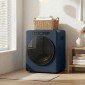 Στεγνωτήριο εξάτμισης 5kg, 1000W Συμπαγές, ανεξάρτητο στεγνωτήριο μπροστινής φόρτωσης με τύμπανο από ανοξείδωτο χάλυβα, χρονοδιακόπτης, μπλε
