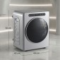 Στεγνωτήριο 5 κιλών εξάτμισης, 1000W Συμπαγές, ανεξάρτητο στεγνωτήριο μπροστινής φόρτωσης με τύμπανο από ανοξείδωτο χάλυβα, χρονοδιακόπτης, ασημί