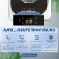 Στεγνωτήριο 4kg Συμπαγής σχεδίαση Χρονοδιακόπτης 5 Λειτουργιών Λευκό+Μαύρο