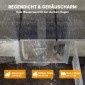 Θόλος μπροστινής πόρτας/παραθύρου, αδιάβροχο, διάφανο, μπιέλες αλουμινίου/πολυκαρβονικό, 303x96x27cm, μαύρο