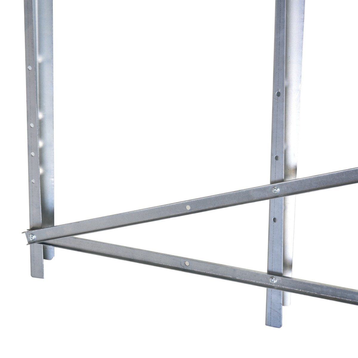 Chainsawhorse sawhorse πτυσσόμενο πλαίσιο πριονιού για καυσόξυλα ασημί μέταλλο 83 x 83 x 79 cm