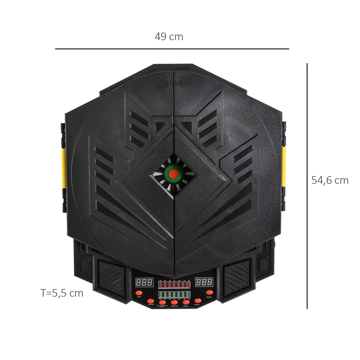 Ηλεκτρονικό βελάκι Dartboard με φωνητικές προτροπές Αγγλικές φωνητικές ενδείξεις LED 12 βελάκια 27 παιχνίδια 216 παραλλαγές Μηχάνημα βελών με πόρτες Σετ βελάκια για έως και 8 παίκτες