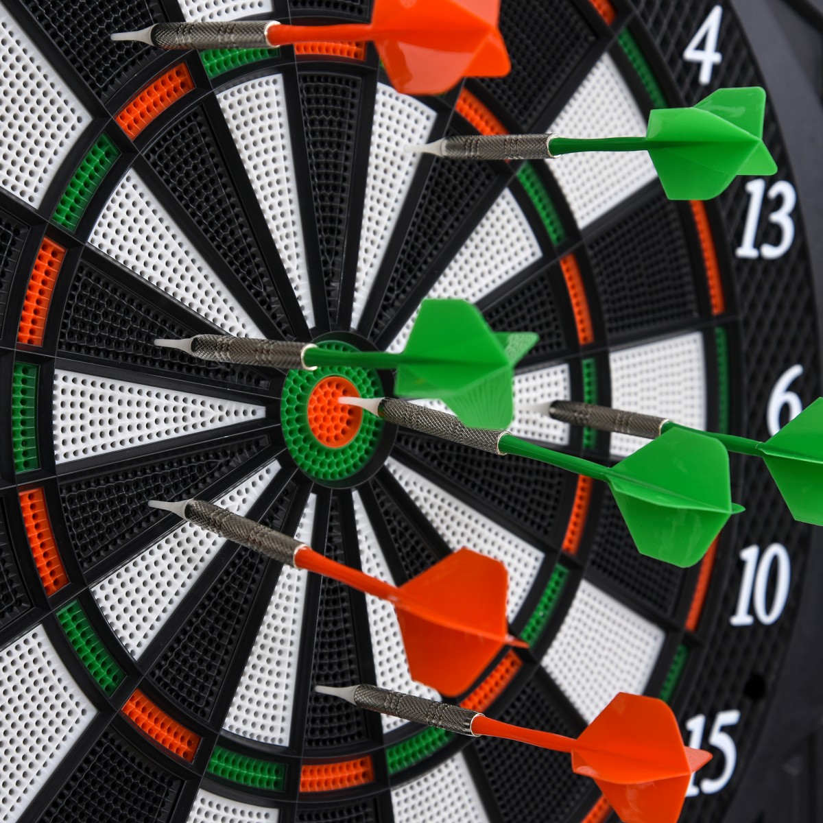 Ηλεκτρονικό βελάκι Dartboard με φωνητικές προτροπές Αγγλικές φωνητικές ενδείξεις LED 12 βελάκια 27 παιχνίδια 216 παραλλαγές Μηχάνημα βελών με πόρτες Σετ βελάκια για έως και 8 παίκτες