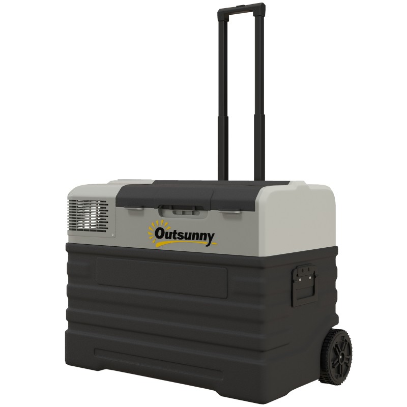 Ψυγείο αυτοκινήτου, cool box, κινητό, 56L -20℃ έως 20℃, 69x43x54cm, μαύρο/γκρι