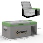 Ψυγείο αυτοκινήτου, cool box, 16L, -20℃ έως 10℃, ECO/MAX, 60x32x26cm, πράσινο/γκρι