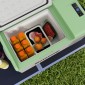 Ψυγείο αυτοκινήτου, cool box, 16L, -20℃ έως 10℃, ECO/MAX, 60x32x26cm, πράσινο/γκρι