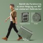 Ψυγείο 33L Camping Travel Cooler Φορητό ψυγείο αυτοκινήτου με 2 διαμερίσματα και ρόδες πλαστικό πράσινο