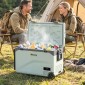 42,5 λίτρων συμπιεστής cool box ήσυχο ηλεκτρικό μίνι ψυγείο έως -20℃ cool box με λαβή ρολού Bluetooth θήκη κινητού τηλεφώνου