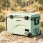 42,5 λίτρων συμπιεστής cool box ήσυχο ηλεκτρικό μίνι ψυγείο έως -20℃ cool box με λαβή ρολού Bluetooth θήκη κινητού τηλεφώνου