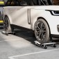 Jack 2 τεμαχίων Maneuvering Aid Tire Changing Jack with 4 Wheels for Car Grey 40,5L x 30W x 13,5H cm