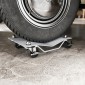 Jack 2 τεμαχίων Maneuvering Aid Tire Changing Jack with 4 Wheels for Car Grey 40,5L x 30W x 13,5H cm