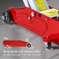 Hydraulic Jack Compact Protection Overload Car 2t 120-300mm Red Yellow