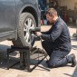 Σετ με 2 υδραυλικές ράμπες πρόσβασης, ράμπα κατωφλίου ρυθμιζόμενου ύψους, χωρητικότητα 3 τόνων, ράμπα κράσπεδου για ελαστικά έως 23 cm