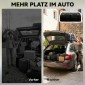 Car Roof Box 21 κυβικά πόδια Πτυσσόμενη αδιάβροχη σχάρα οροφής με αντιολισθητικό χαλάκι 10 ιμάντες βαρέως τύπου 6 γάντζοι πόρτας