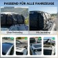 Car Roof Box 21 κυβικά πόδια Πτυσσόμενη αδιάβροχη σχάρα οροφής με αντιολισθητικό χαλάκι 10 ιμάντες βαρέως τύπου 6 γάντζοι πόρτας