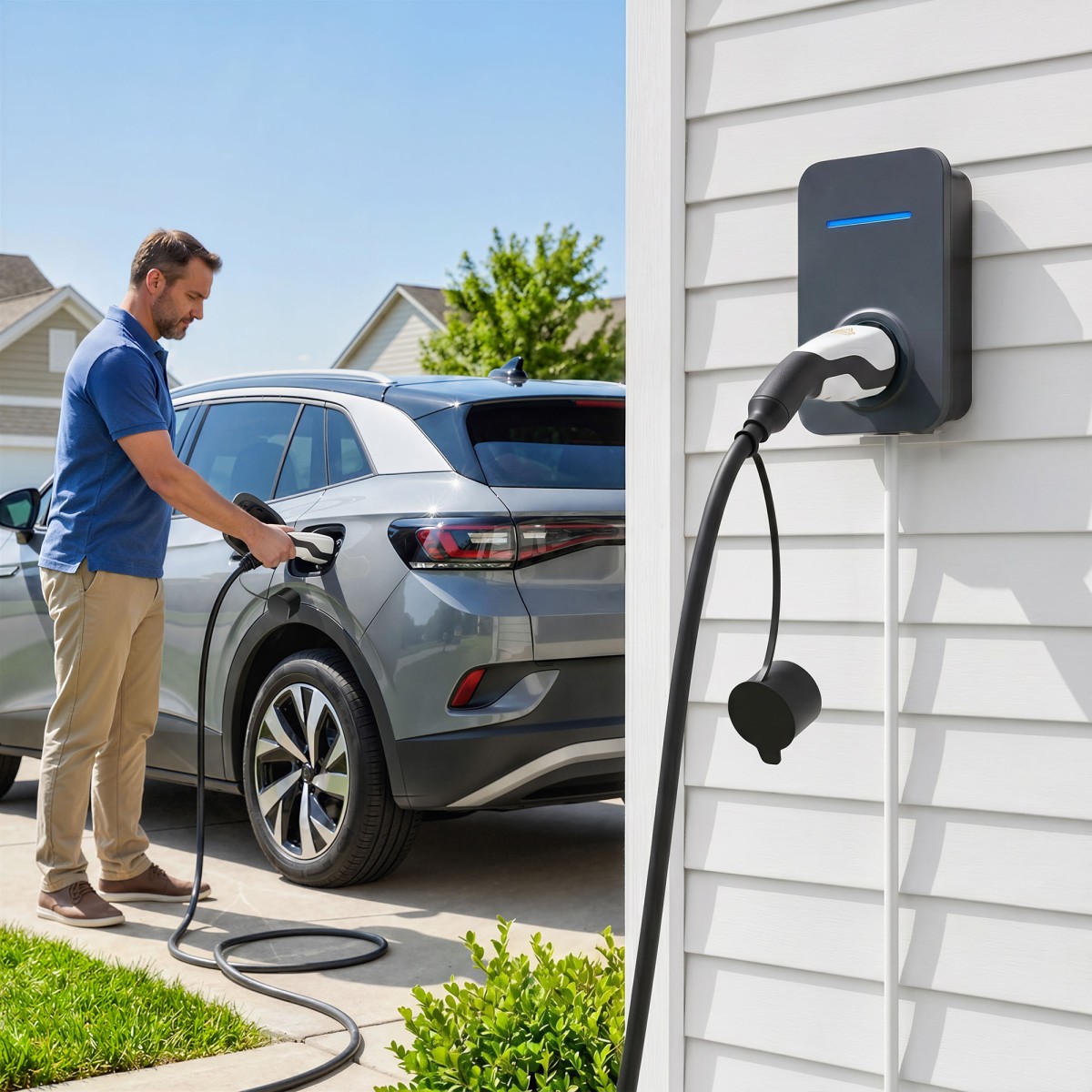 Καλώδιο φόρτισης EV τύπου 2, 11kW, 16A, Mode 3, 3-Phase, 5m - Καλώδιο επέκτασης για ηλεκτρικά αυτοκίνητα και plug-in υβριδικά
