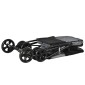 Dog Buggy Dog Cart έως 20 kg Πτυσσόμενες 3 πλαϊνές τσέπες 102 cm x 62 cm x 105 cm Γκρι