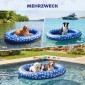 Φουσκωτό Dinghy Dog Πτυσσόμενο Floating Water Mat Dog με λαβή για σκύλους έως 40kg 155x104x25cm Μπλε