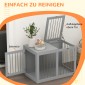 Dog Cage Dog Box Κουτί μεταφοράς σκύλου 2 Πόρτες που κλειδώνει Ατσάλινο πλέγμα 80cm x 50cm x 56,5cm Γκρι