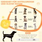 Dog Cage Dog Box Κουτί μεταφοράς σκύλου 2 Πόρτες που κλειδώνει Ατσάλινο πλέγμα 80cm x 50cm x 56,5cm Γκρι