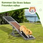 Rocker dog Aquility rocker dog sports rocker, 180 x 30 x 30 cm, γκρι + καφέ