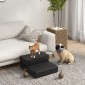 Pet Stairs Animal Pad 2 σκαλοπάτια Πτυσσόμενο μαξιλαράκι σκαλοπατιών σκύλου για γάτες και σκύλους Μαύρο L45 x W39 x H20 cm
