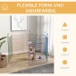 Εξωτερικό περίβλημα, puppy run, σπονδυλωτή σχεδίαση, με δυνατότητα κλειδώματος, μεταλλικό, Ø120x60H cm, πολύχρωμο